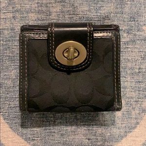COACH Signature Leather Wallet
